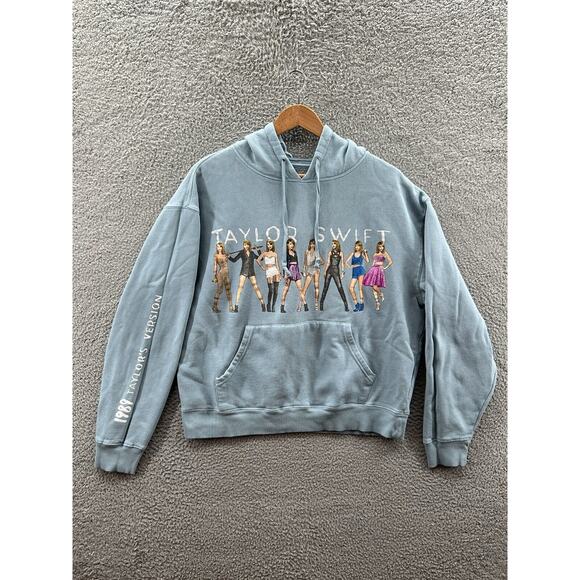 Taylor Swift Tops - Taylor Swift 1989 Taylor’s Version Eras Blue Hoodie Sweatshirt